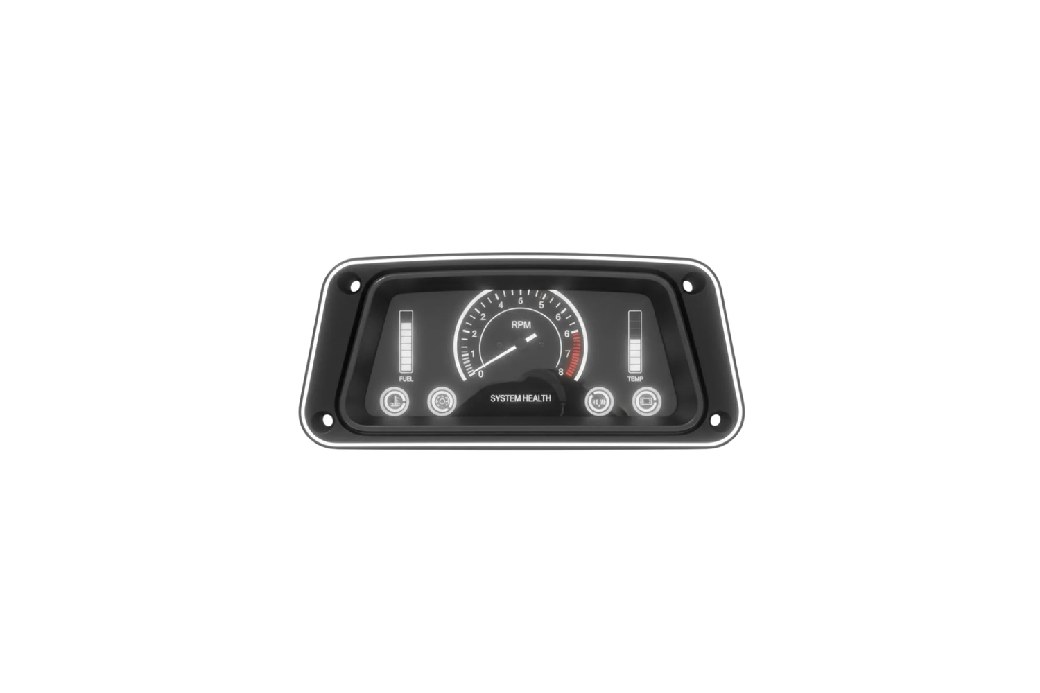 Performance vehicle gauges designed to monitor engine and system data