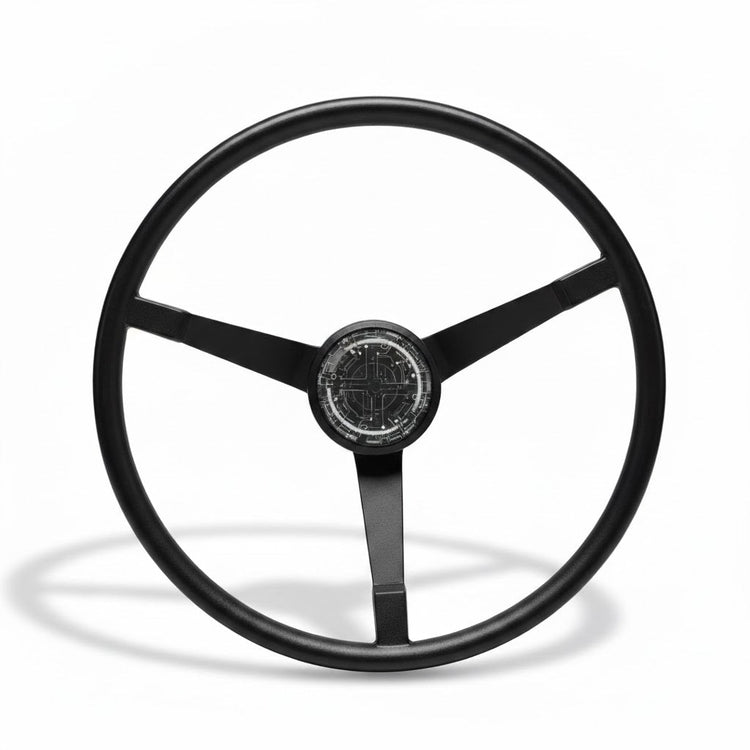 Performance steering wheel designed for precise control and driver comfort
