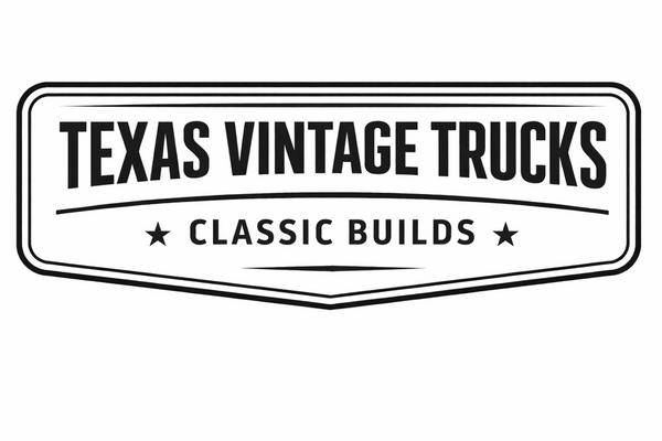 Texas Vintage Trucks logo – custom truck builds, restorations, and parts in New Braunfels, Texas