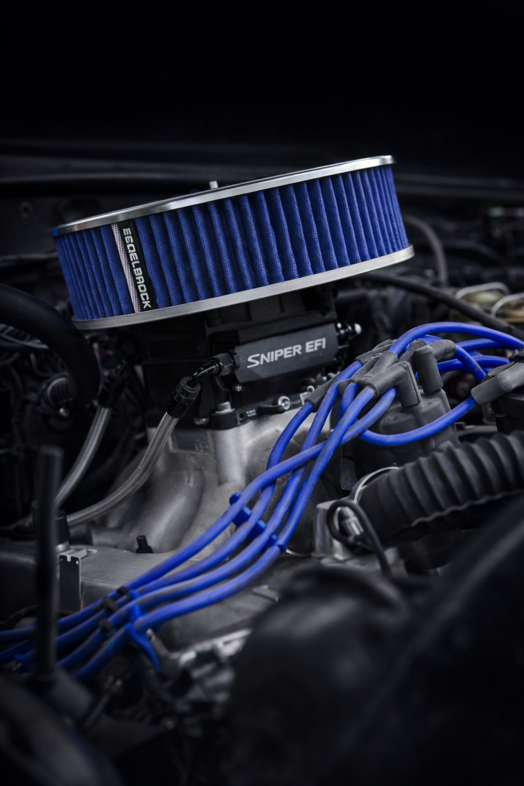 Truck parts including engines, transmissions, radiators, AC components, and drivetrain upgrades